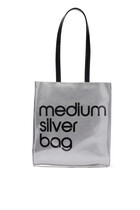 Medium Silver Tote Bag